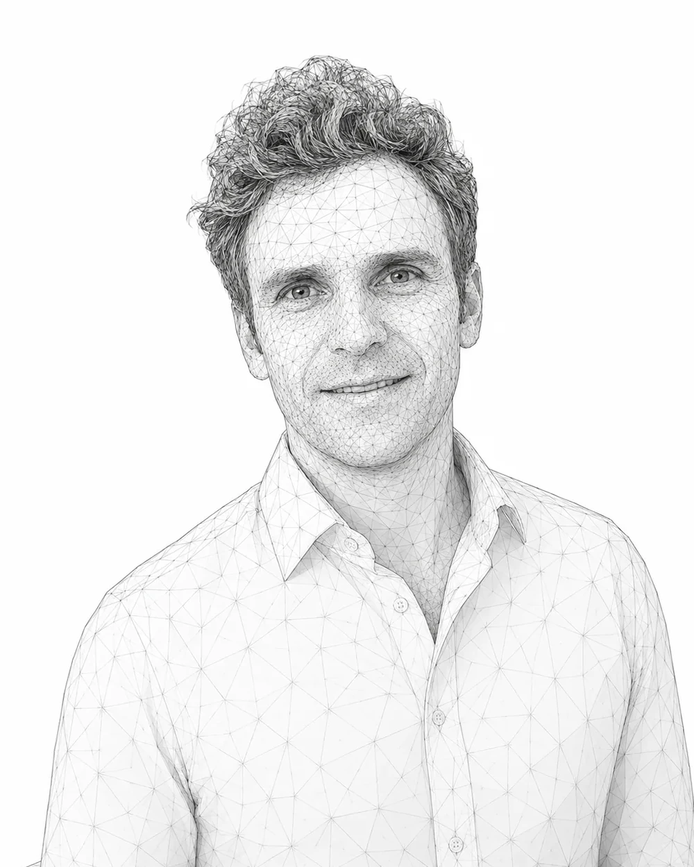 Mikael Berton — meshed portrait